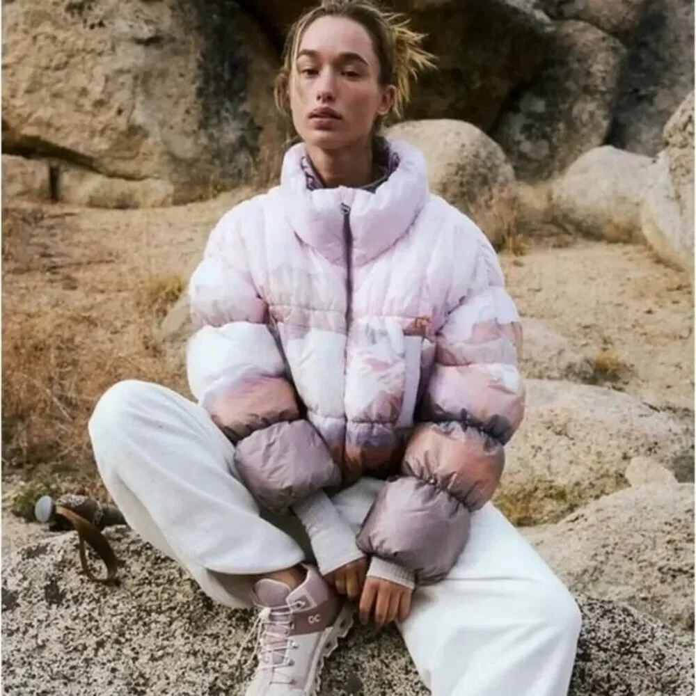 New! Free People Movement In A Bubble Shine Jacket,‎ size M
